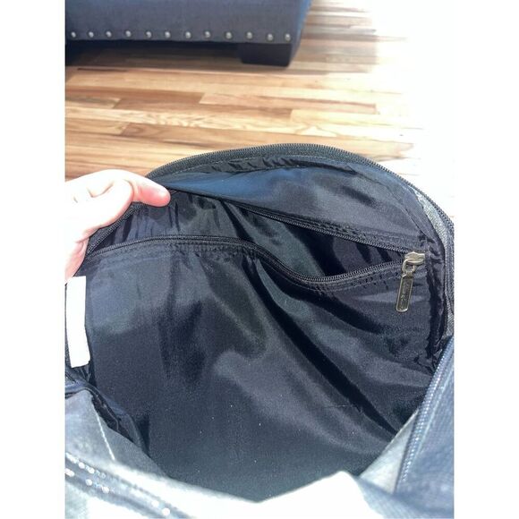 Eddie Bauer Canvas Messenger Bag Green/Gray Unisex - Picture 5 of 6